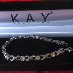 Diamond Bracelet 1/4 carat tw Sterling Silver
